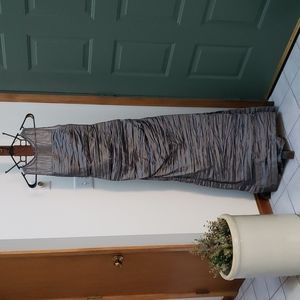 Formal platinum gray dress/gown